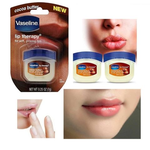 Sáp Son Dưỡng Môi Vaseline Lip Therapy 7G – Dưỡng Ẩm Căng Mọng và Mềm Mịn, Chống Nứt Nẻ, Hương Vani và Hương Hồng