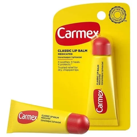 Son Dưỡng Môi Carmex Classic Lip Balm Medicated Mỹ 10g – Dưỡng Ẩm, Chống Nẻ, Làm Mềm Môi 388991