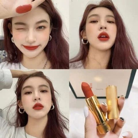 Son Lì Gucci Rouge À Lèvres Mat Limited Edition 3.5g - Đỏ Cổ Điển, Đẹp Bền Màu, Dưỡng Ẩm, Lên Màu Chuẩn, Sang Trọng
