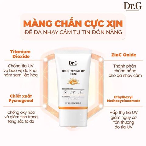 Kem Chống Nắng Dr.G Brightening Up Sun+ SPF50+ PA+++ 389053