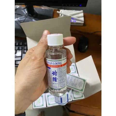 [Hàng Mỹ Date 2026] Dầu nóng 2 nắp Kwang Loong 57ml mua từ Mỹ 389086