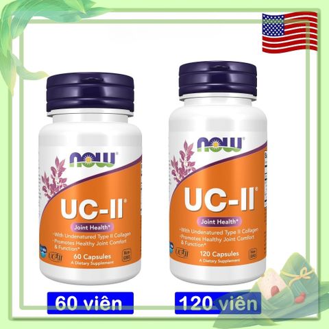 Viên uống bổ sung Collagen UC-II Now Foods hũ 60 viên / 120 viên [Hàng Mỹ] 389090