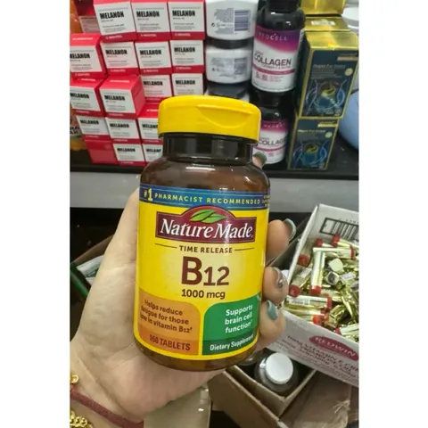 [Date 2027] Viên bổ sung Vitamin B12 Nature Made 1000 mcg của Mỹ 389097