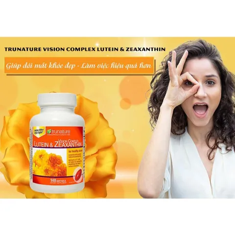 [Date 2027] Viên uống Bổ Mắt Trunature Vision Complex Lutein &Zeaxanthin 140v 389104