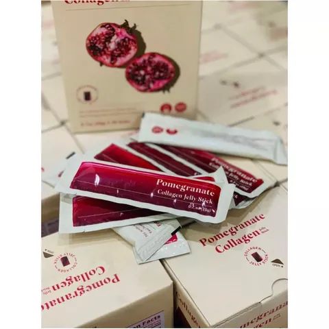 [DATE 10.2023] THẠCH LỰU POMEGRANATE COLLAGEN JELLY STICK 30 GÓI CỦA MỸ 389113