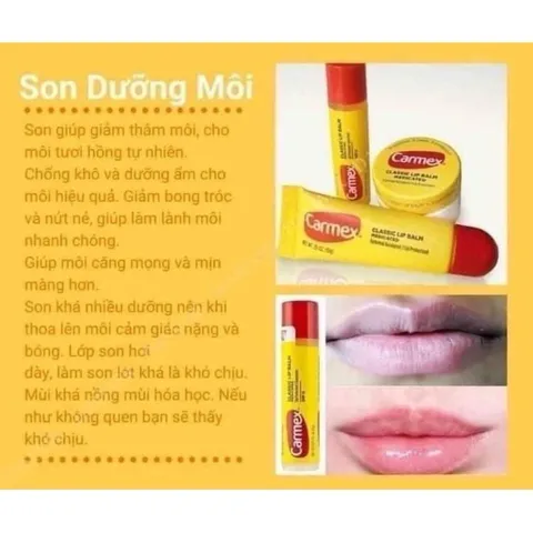 Son dưỡng môi carmex SPF15 siêu cấp ẩm làm mềm môi 389115