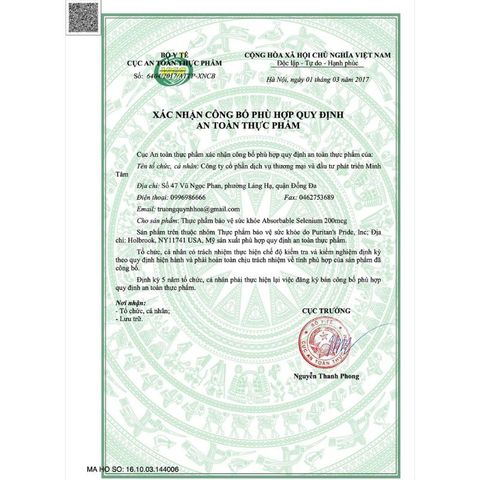 [Date 2027] Viên uống Selenium ngăn ngừa ung thư, tăng cường sức đề kháng, hỗ trợ tim mạch 389124
