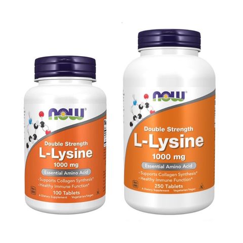 Viên uống bổ sung  L- Lysine 1000mg, Tăng Sản Sinh Collagen, Ngừa Mụn