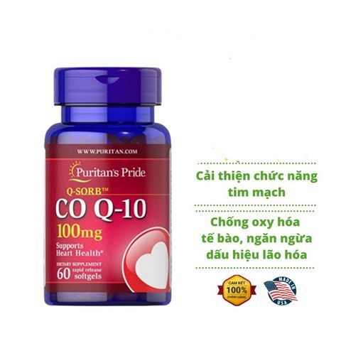 Viên Uống Hỗ Trợ Tim Mạch Puritan’s Pride Q-SORB COQ10 100mg - 400mg 389136