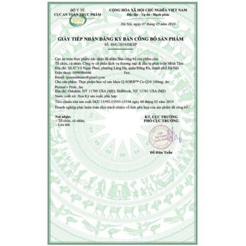 Viên Uống Hỗ Trợ Tim Mạch Puritan’s Pride Q-SORB COQ10 100mg - 400mg 389136