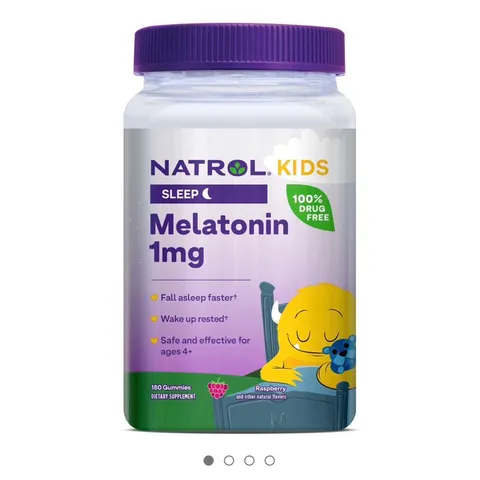 [BapBo shop] Kẹo bổ sung Melatonin 1mg – Giúp bé ngủ ngon, dễ ngủ, giảm khó ngủ – viên nhai vị dâu 389156