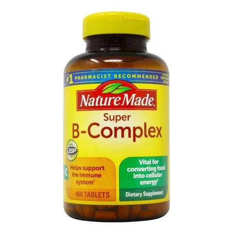 Viên uống bổ sung vitamin B Nature Made super B Complex 460v của Mỹ 389159