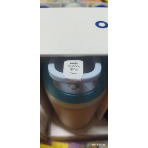 [Hàng Mỹ] Bình nước cách nhiệt bật nắp cho trẻ em Owala kids 414ml 389160