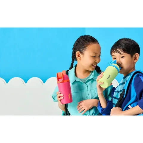[Hàng Mỹ] Bình nước cách nhiệt bật nắp cho trẻ em Owala kids 414ml 389160