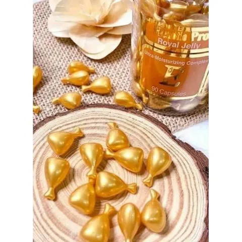 Viên thoa dưỡng da mặt Health Pro chiết xuất sữa ong chúa và Vitamin E - 90 viên chống lão hóa, cấp ẩm và làm sáng da