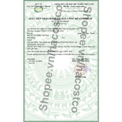 Viên Uống Resveratrol 100mg - Hỗ Trợ Tim Mạch, Chống Lão Hóa, Tăng Cường Sức Khỏe Tế Bào - 30 Viên Bổ Sung Thực Phẩm