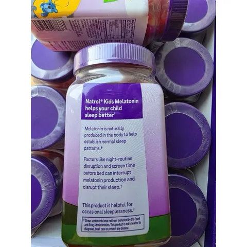 Kẹo bổ sung Melatonin 1mg – Hỗ trợ ngủ ngon, giảm khó ngủ cho bé từ 4 tuổi 389189