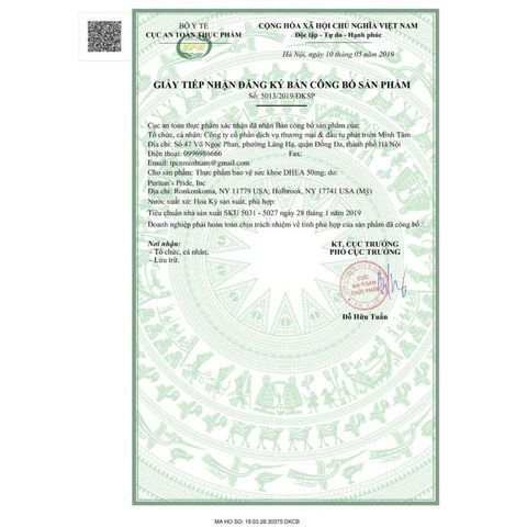 DHEA Puritan's Pride 25mg - Viên uống hỗ trợ nâng cao chất lượng trứng, tăng khả năng thụ thai cho phụ nữ, 100 viên