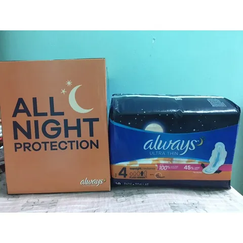 Băng vệ sinh Always Ultrathin Mỹ size 2 10 hour- ngày, size 4 - 11 hour đêm