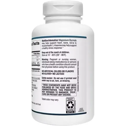 Viên Uống Magnesium Glycinate 180 Viên - Hỗ Trợ Sức Khỏe Tim Mạch, Xương Khớp, Giấc Ngủ Sâu, Giảm Căng Thẳng, Thư Giãn Tinh Thần