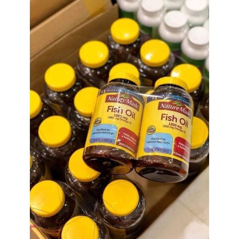 [Date 2027] Dầu cá Fish oil 1000mg - 1200mg Nature Made 389208