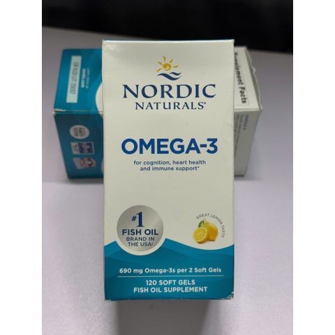 Viên uống dầu cá Omega và CoQ10 Nordic Naturals tăng cường sức khỏe tim mạch. 389216