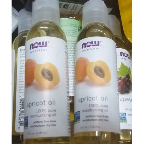 [Date 9/2026] Dầu mơ Apricot oil dưỡng ẩm da, tóc, chống lão hóa 100v 389224