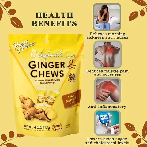 Kẹo gừng dẻo Original Ginger Chews Nhập Mỹ 389232