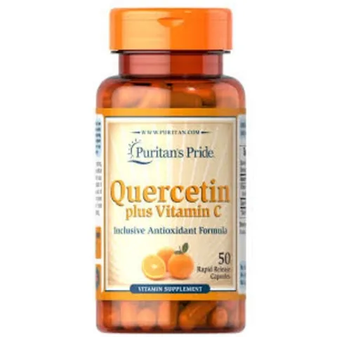 [Date 7/2025] Tăng cường sức đề kháng Quercetin plus vitamin C 1400mg 100v