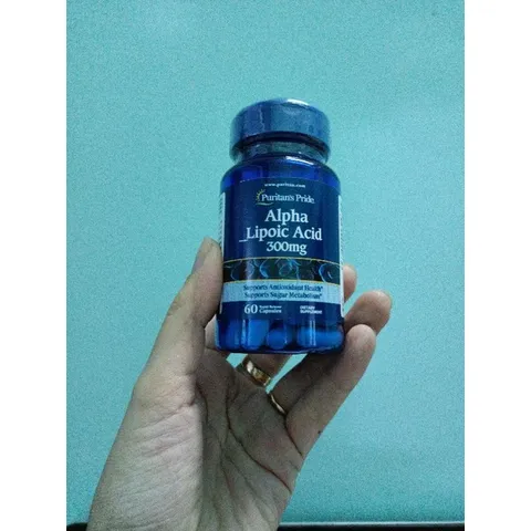 Viên uống Alpha Lipoic Acid 300mg / 600mg Puritan’s Pride – Hỗ trợ chống lão hóa, làm sáng da, giảm nám 389234