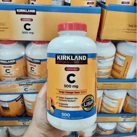 Kẹo ngậm Vitamin C Kirkland 500mg 389242