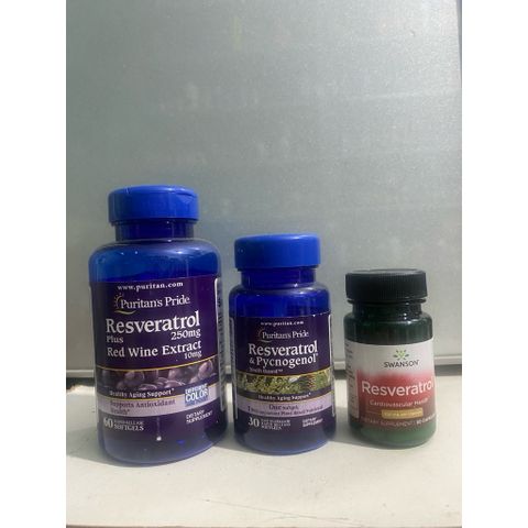 Viên uống hỗ trợ sức khoẻ tim mạch Resveratrol 389245