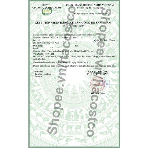 Viên uống hỗ trợ sức khoẻ tim mạch Resveratrol 389245