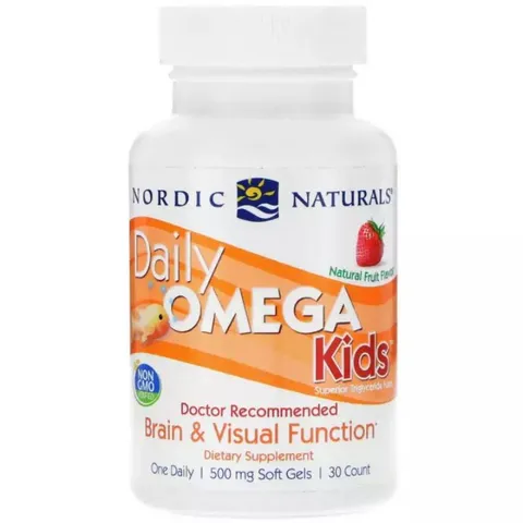 Viên Omega 3 Bổ Sung Hàng Ngày Cho Trẻ Em - Bảo Vệ Tim Mạch, Cải Thiện Thị Lực, Tăng Trí Nhớ - Dùng Cho Bé Từ 3 Tuổi