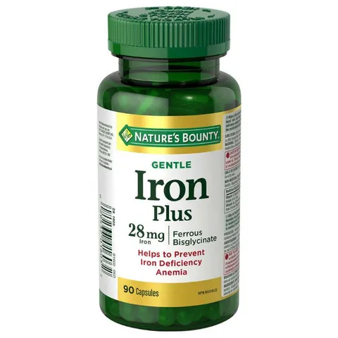 [Date 2027] Viên uống Sắt Iron 28mg - 65mg Nature's Bounty 389268