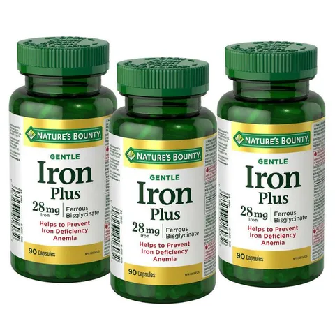 [Date 2027] Viên uống Sắt Iron 28mg - 65mg Nature's Bounty 389268