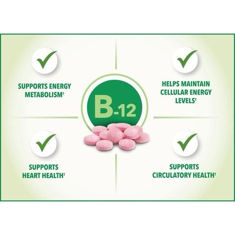 [Date 2028] Viên bổ sung vitamin B12 Nature's Bounty B12 2500mcg 75 viên 389271