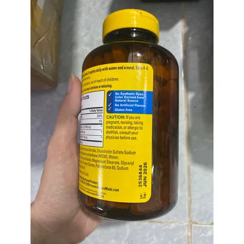 [Date 2026] Viên uống bổ khớp Nature Made Triple Flex 200v 389283