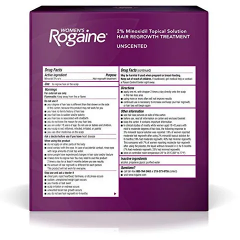 [Date 8/2025] Dung dịch mọc tóc dành cho nữ Rogaine Hair Regrowth Treatment 60ml 389300