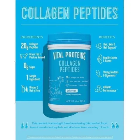 Bột Collagen thủy phân Vital Proteins Mỹ collagen bột 389301