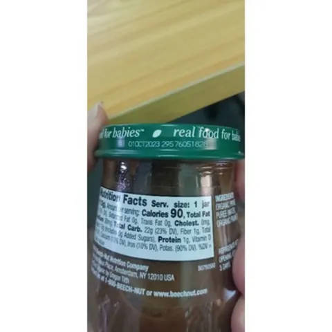 [ Date 10/23] Thực phẩm xay từ trái cây cho trẻ ăn dặm vị mận khô Beech Nut 389307