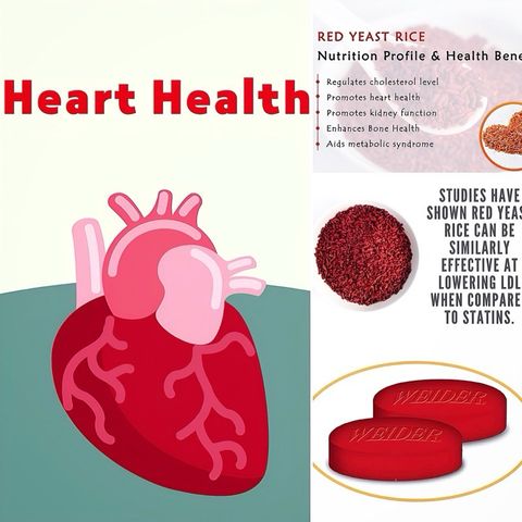 [Date 12/26] Viên uống giảm nguy cơ tim mạch Weider Red Yeast Rice Plus 1200 mg 240 viên của Mỹ 389325