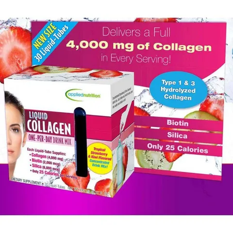 [Date 4/2026] Collagen dạng ống Liquid Collagen 30 ống 4000mg 389336