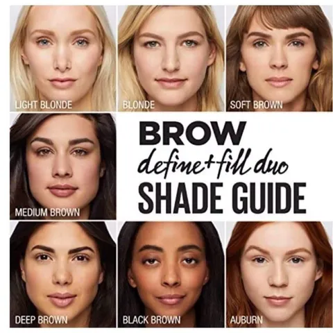 Chì kẻ chân mày 2 đầu Maybelline Brow define + fill duo (nâu sáng) 389345