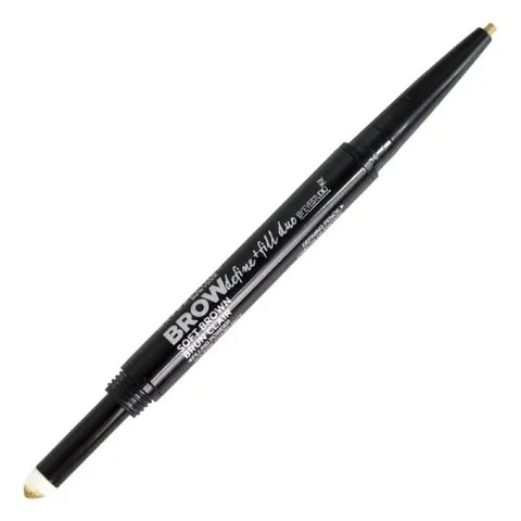 Chì kẻ chân mày 2 đầu Maybelline Brow define + fill duo (nâu sáng) 389345