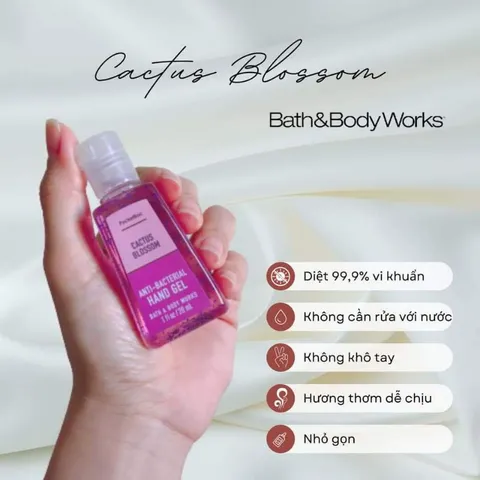 Gel rửa tay khô diệt khuẩn Bath and Body Works 29ml 389353