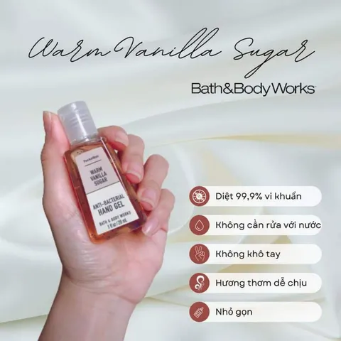 Gel rửa tay khô diệt khuẩn Bath and Body Works 29ml 389353