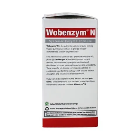  Viên uống bổ khớp Garden of Life Wobenzym N Joint Health 100 viên 389355