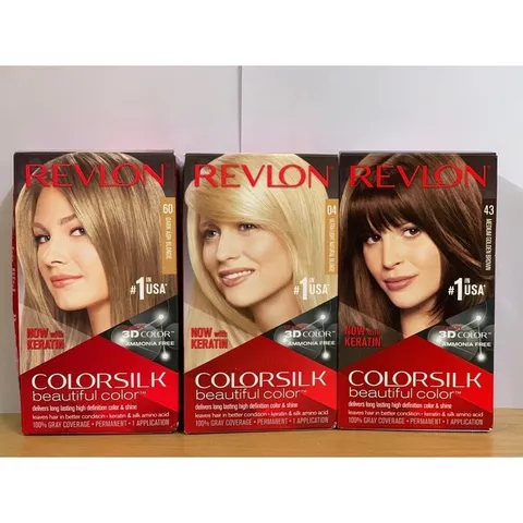 [Bản Mỹ] Thuốc Nhuộm tóc 3D Revlon Colorsilk beautiful -USA 389356