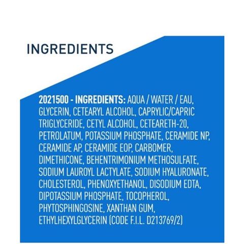 Kem dưỡng ẩm Cerave Moisturizing Cream cho da mặt và toàn thân 453g 389387